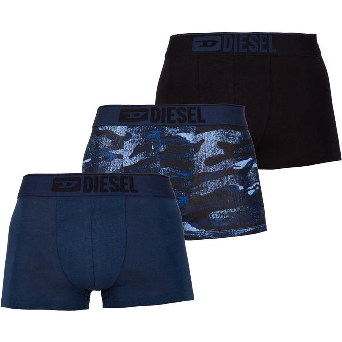 Damien 3 Pack Plain & Camo Boxer Trunks