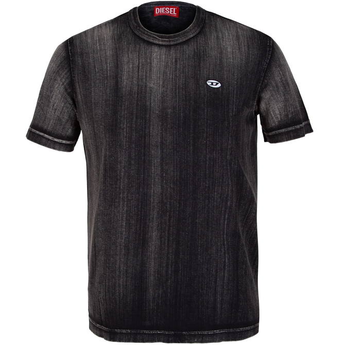 Regular Fit T-Adjust-K8 Faded Brushstroke Print T-Shirt