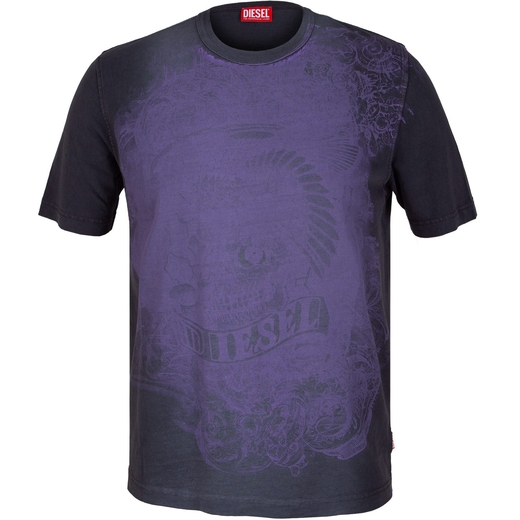 Regular Fit T-Adjust-Q5 Faded OTB Print T-Shirt-new online-Fifth Avenue Menswear