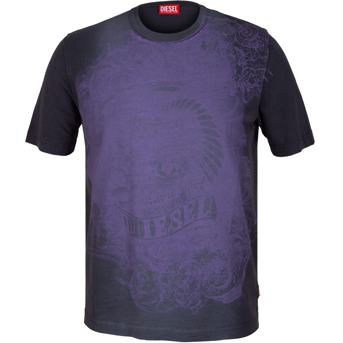 Regular Fit T-Adjust-Q5 Faded OTB Print T-Shirt