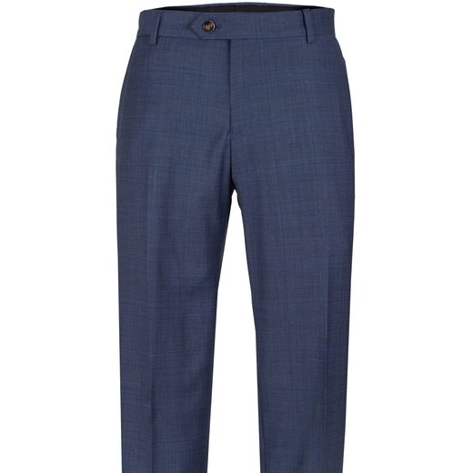 Neil Pure Wool Check Dress Trousers-new online-Fifth Avenue Menswear