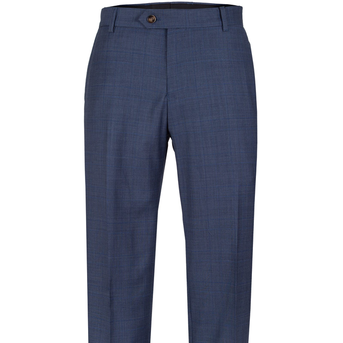 Neil Pure Wool Check Dress Trousers