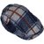 Bold Check Stretch Knit Flat Cap