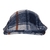 Bold Check Stretch Knit Flat Cap