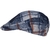 Bold Check Stretch Knit Flat Cap