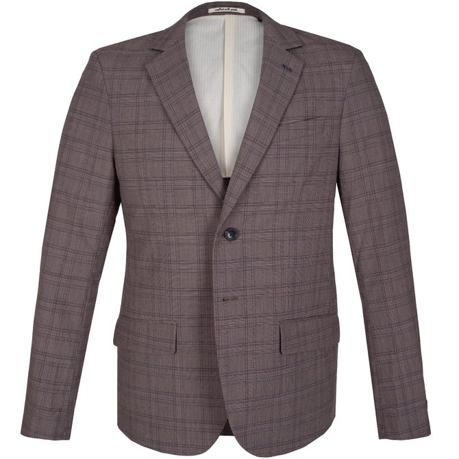Single Breasted Check Blazer