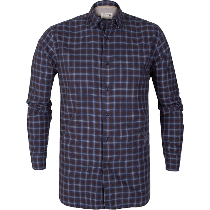 Treviso Cotton Flannel Check Shirt
