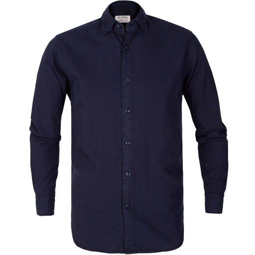 Treviso Herringbone Weave Soft Cotton Shirt-new online-Fifth Avenue Menswear