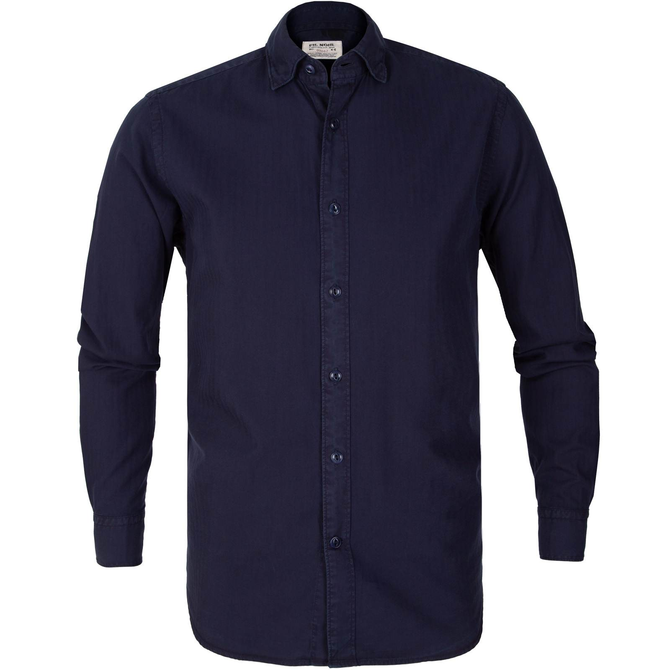 Treviso Herringbone Weave Soft Cotton Shirt