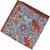 Vintage Floral Print Silk Pocket Square