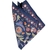 Floral Multi-Pattern Print Silk Pocket Square