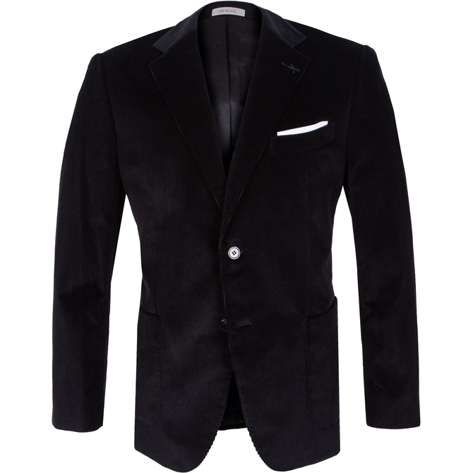 Guard Black Stretch Corduroy Blazer